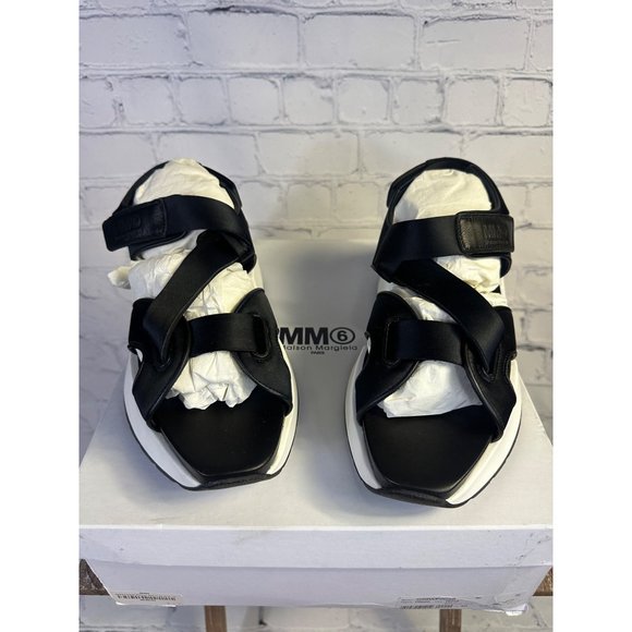 MM6 Maison Margiela Platform Touch Strap Sandals - Picture 7 of 12